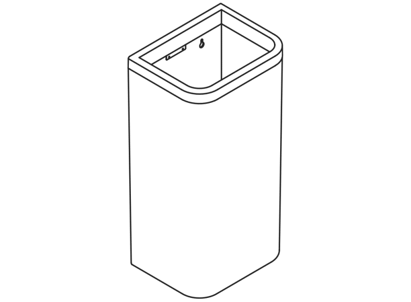 477.05.20399 корзина для бумаг HEWI Serie 477/801  - Вид №17