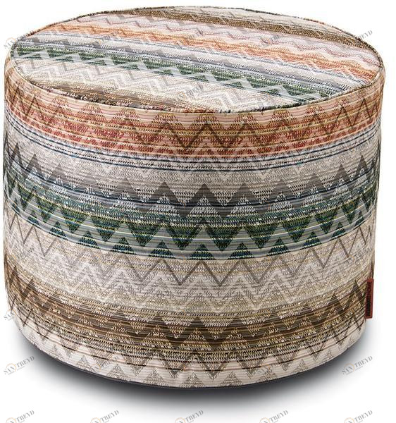 MissoniHome Пуф Cylinder из жаккардовой ткани Dolomiti sun-id-1431177