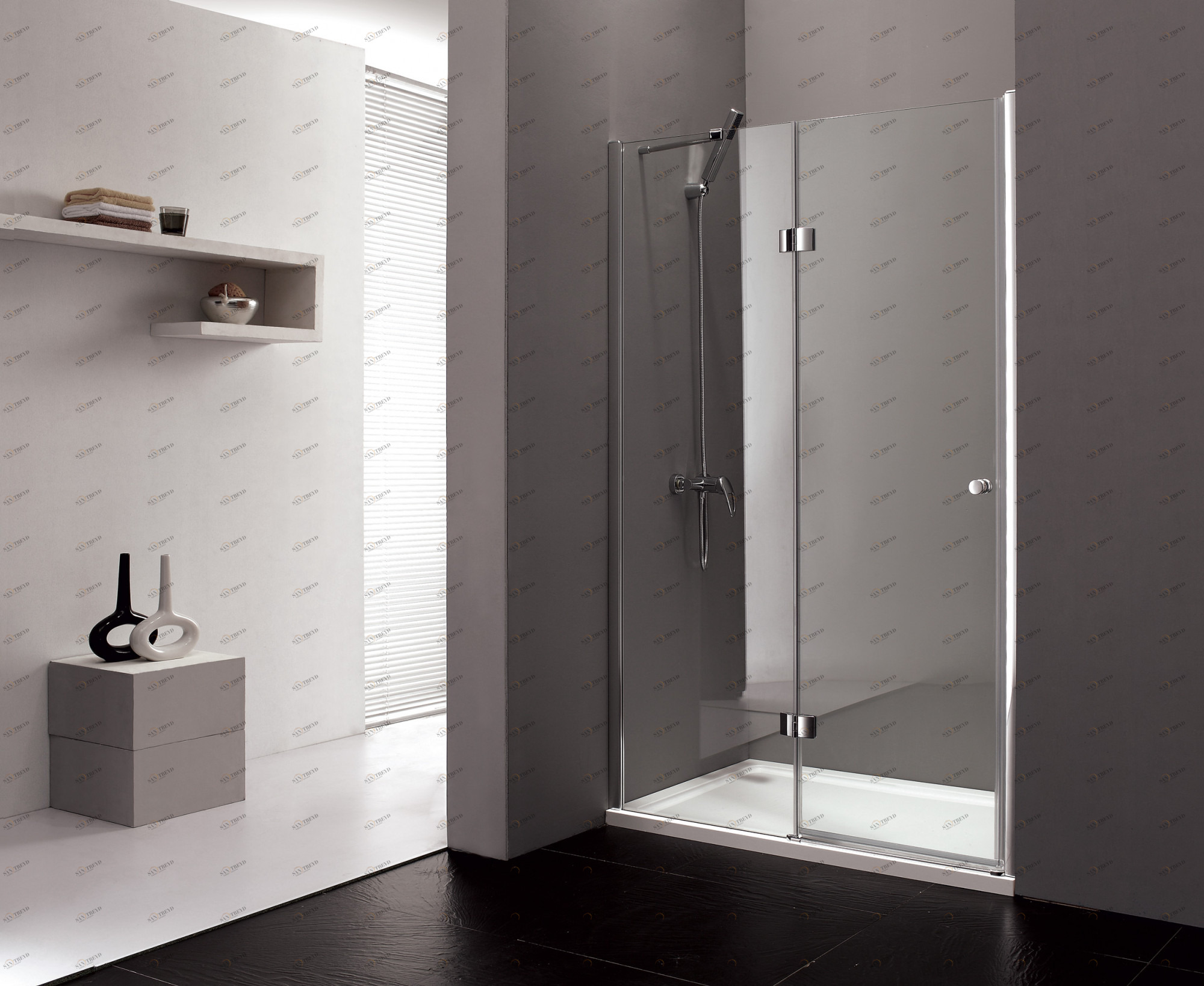 Душевая дверь в нишу CEZARES VERONA-W-B-12-120-P-Cr-R