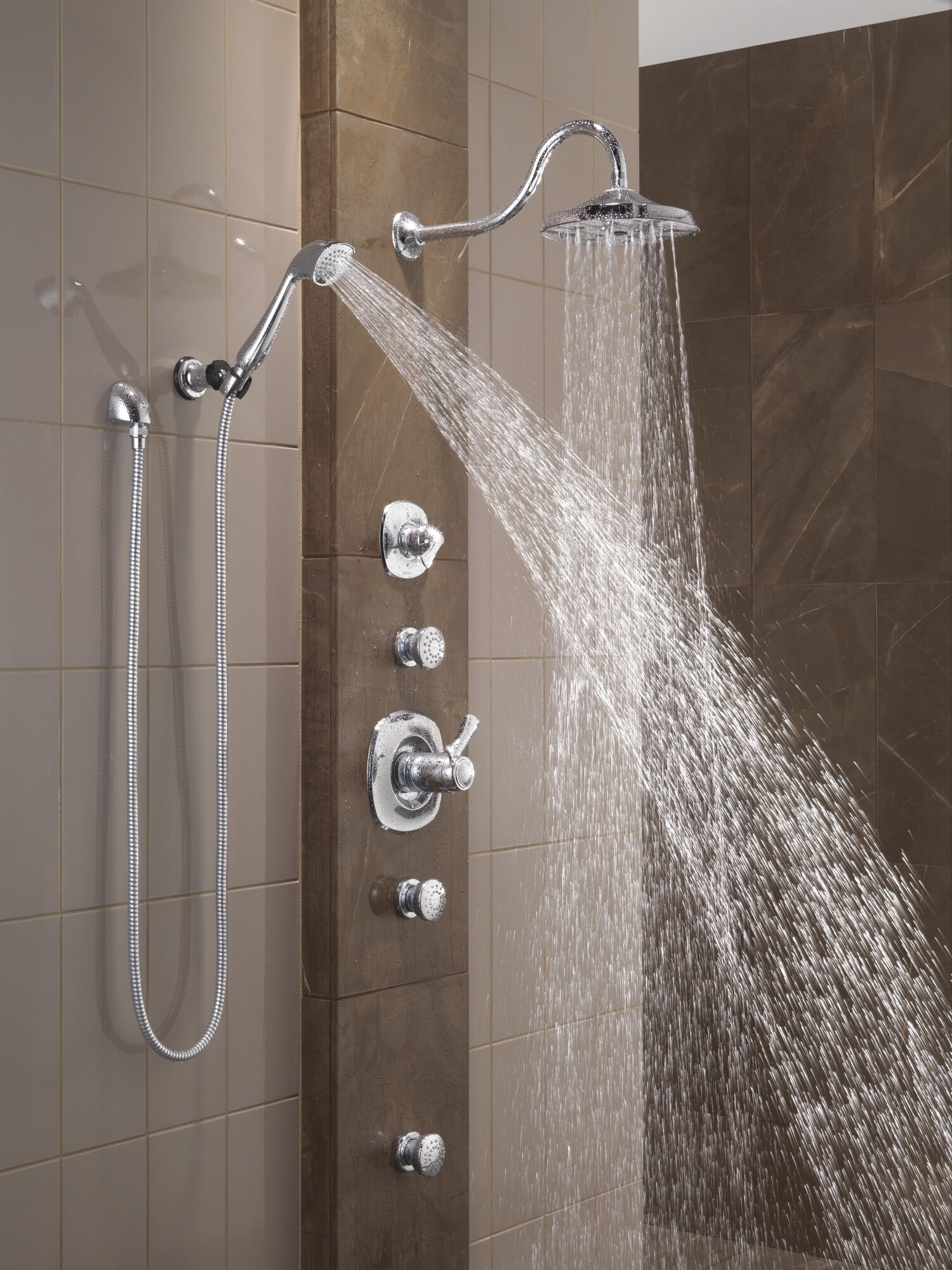 50102-PT Спрей для тела для поверхностного монтажа Delta Faucet Delta Выдержанный оловянный - Вид №8