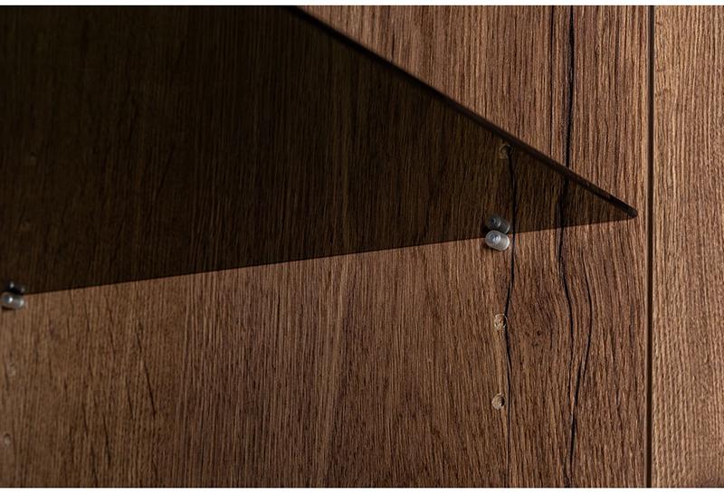 2514 Шкаф витрина Loft Дуб Табак R-HOME 40092925H_Табак - Вид №9