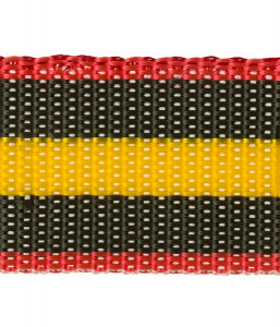 3823 (3824) Стропа 30 мм ФАСОВКА 2.5 м алый/хаки/желтый