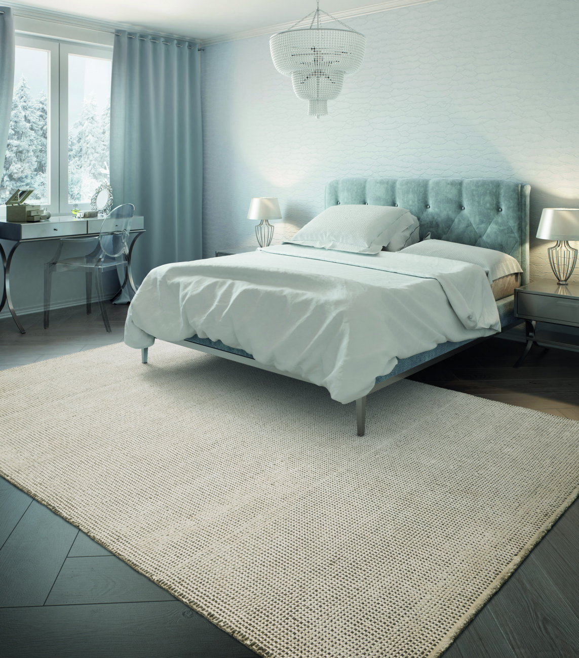 Ковер Ana Белоснежный 200*300 CARPETDECOR ДИЗАЙНЕРСКИЕ, HANDMADE, ДЕТСКИЕ 240230 Белый  - Вид №1