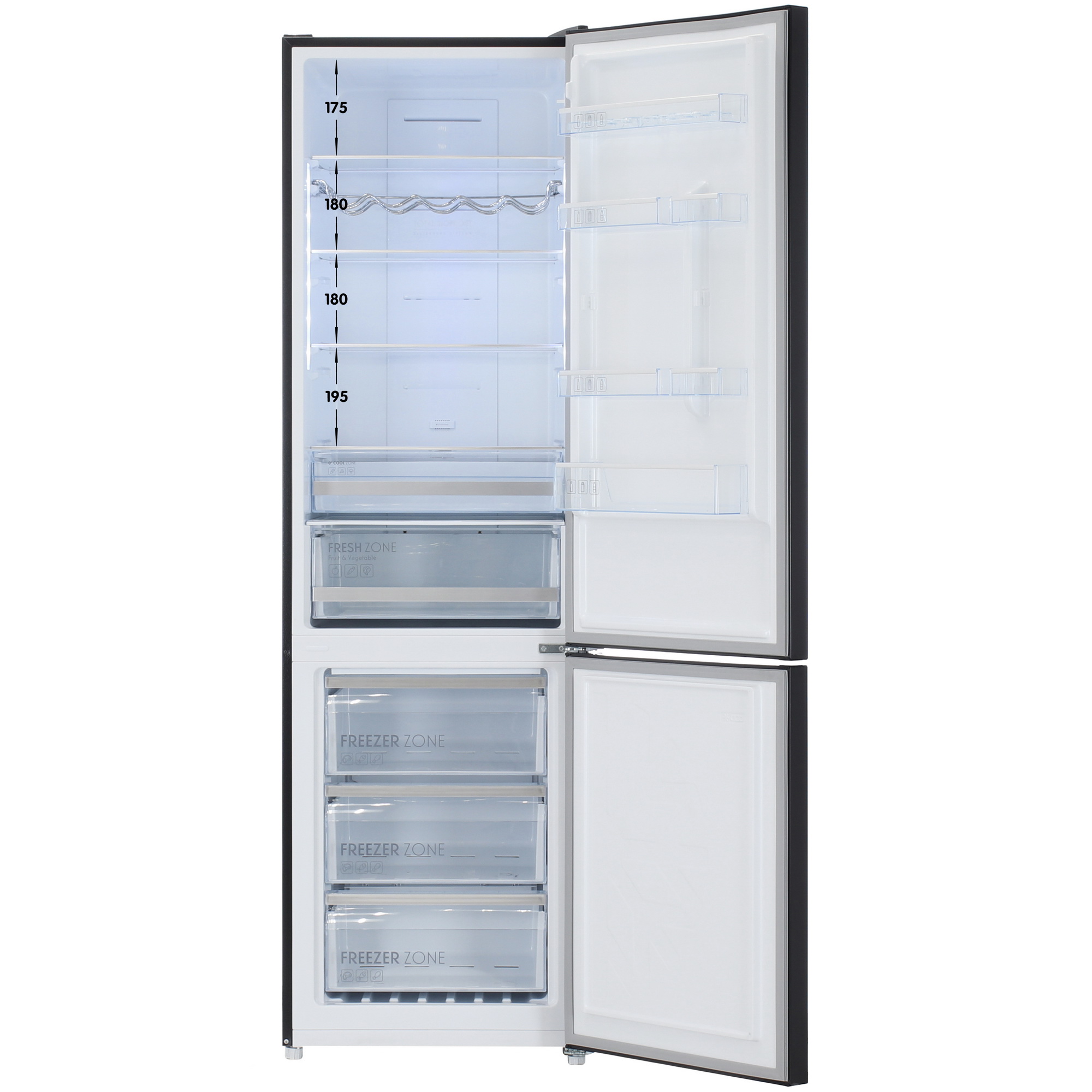 9173821 Холодильник с морозильником   Thomson BFC30EI03 серый STDN-0109785 - Вид №1