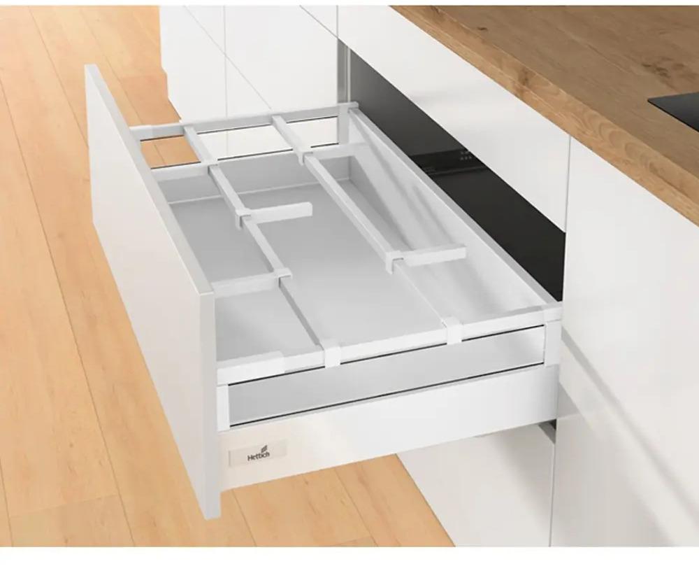 91580236 Разделитель для шкафа 3 шт Hettich OrgaStore 410 3.10x3.10x81 см сталь цвет белый STLM-1076031