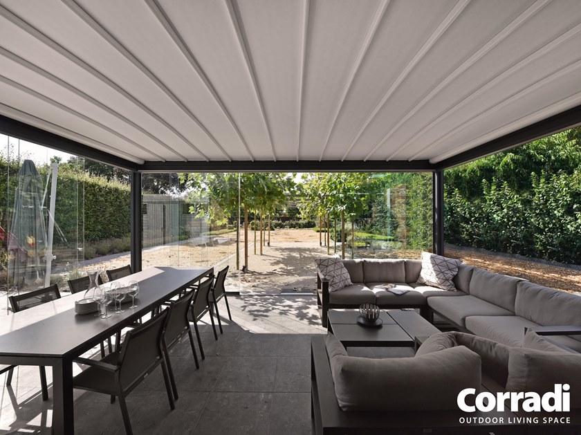 Corradi Алюминиевая пергола со сдвижной крышкой Pergotenda® sun-id-1357764 - Вид №6