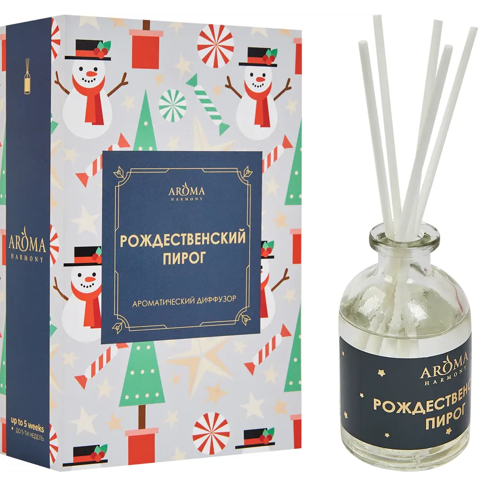 Ароматический диффузор Aroma Harmony Рождественский пирог 50 мл STLM-2057515