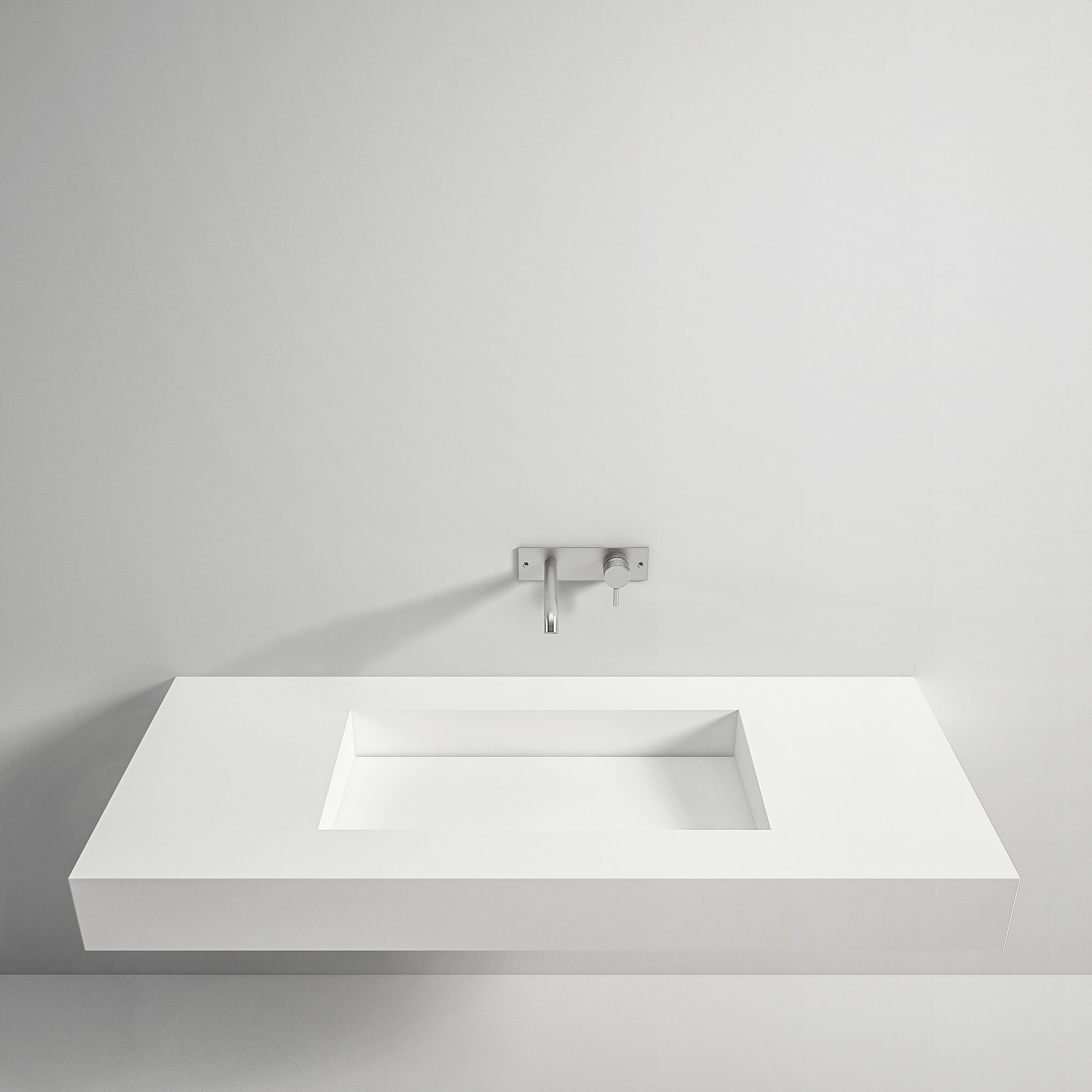 Rexa Design Столешница из Corian® с наклонной раковиной REXA-ST86  - Вид №1