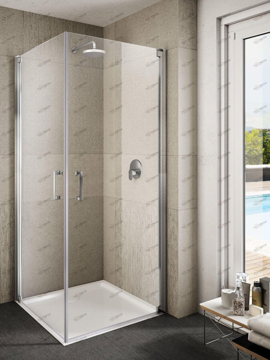 Распашная дверь для душевого уголка Provex Jolly JE 0070 JE 05 GL блестящий а 0070JE05GL