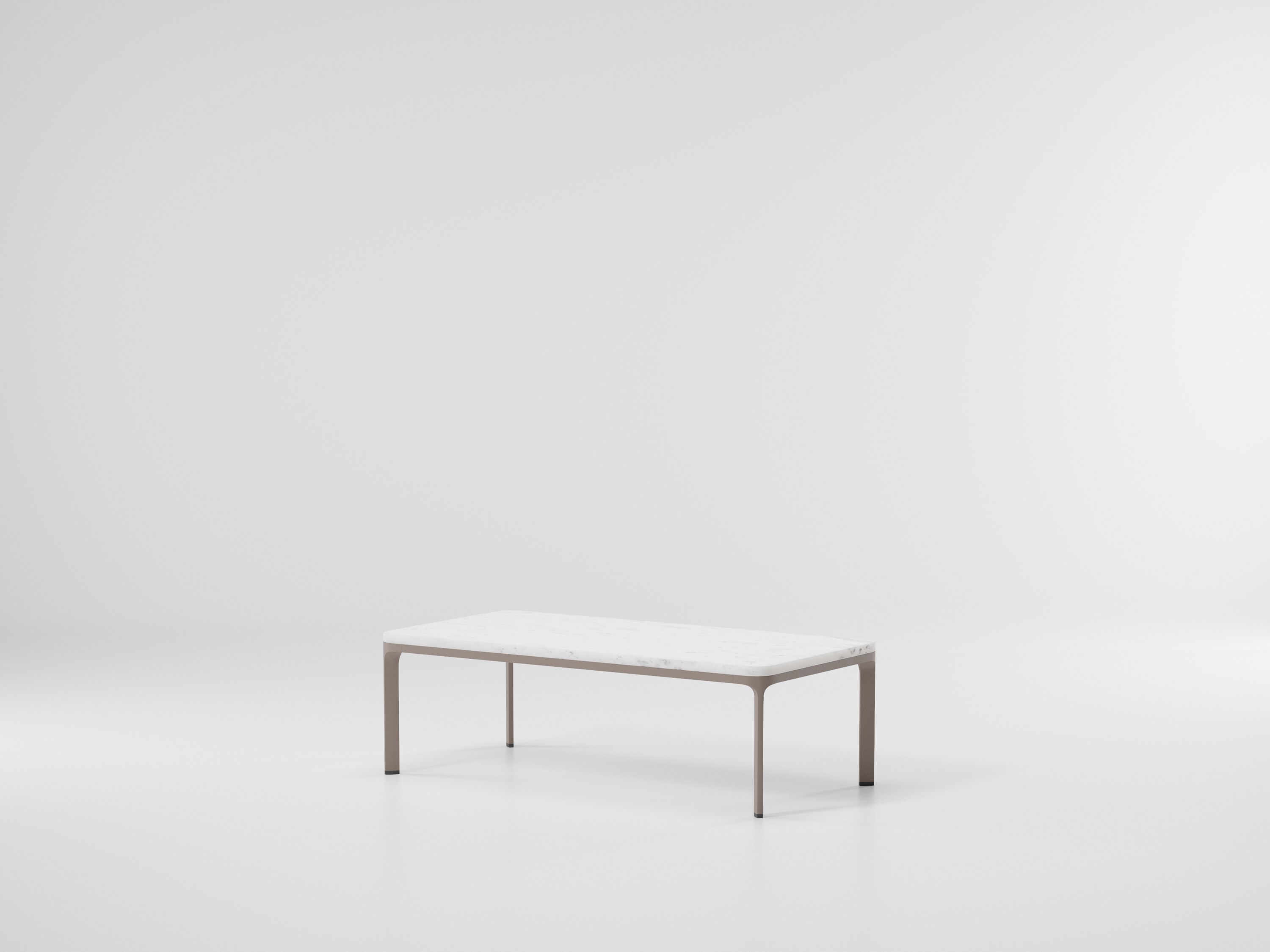 Каменный прямоугольный низкий журнальный столик Kettal Park Life ARCH-00063644 - Вид №1