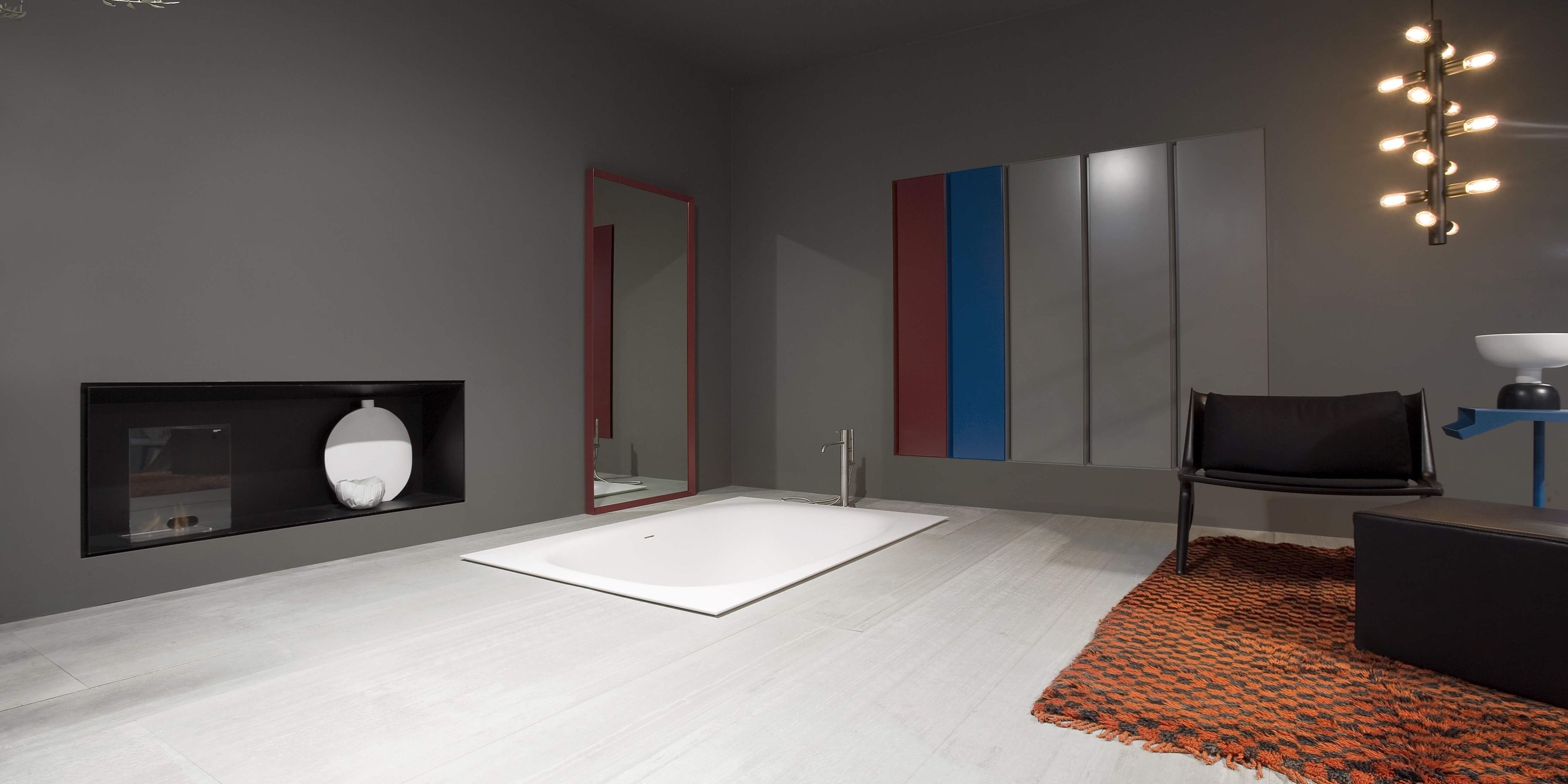 Ванна в центре комнаты в Cristalplant® Antoniolupi Dune ARCH-00013091 - Вид №1