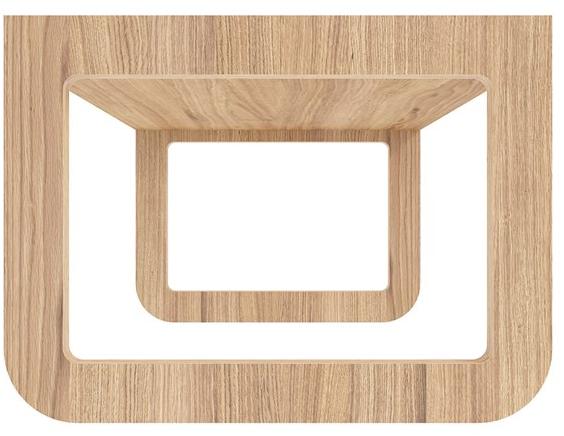 ODESD2 Прямоугольный стол из фанерованной древесины для ПК T sun-id-1481811 - Вид №2