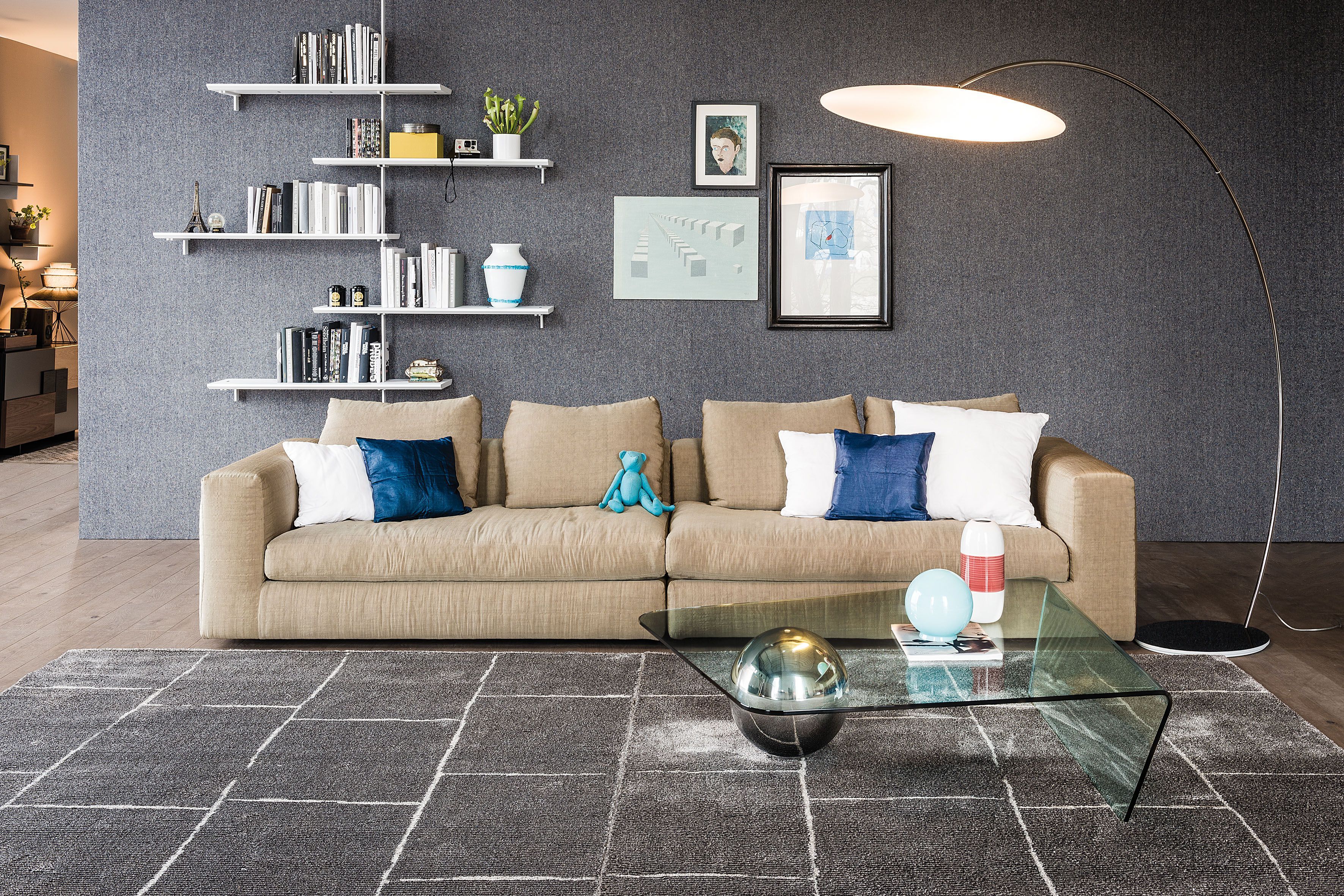 Низкий Хрустальный журнальный столик Cattelan italia GLOBE ARCH-00043604 - Вид №2