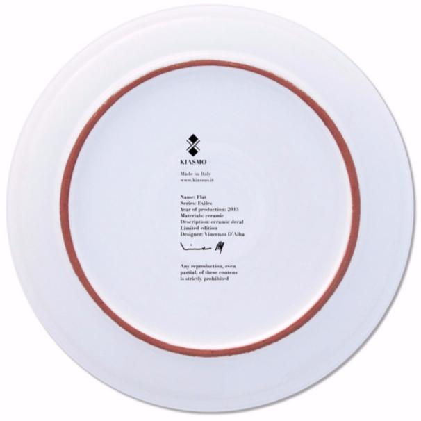 Kiasmo Керамическая тарелка Exiles 2015kddexif - Вид №2
