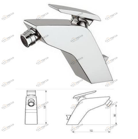 ML.TEO-300 Смеситель для биде монокомандный Bugnatese 5400