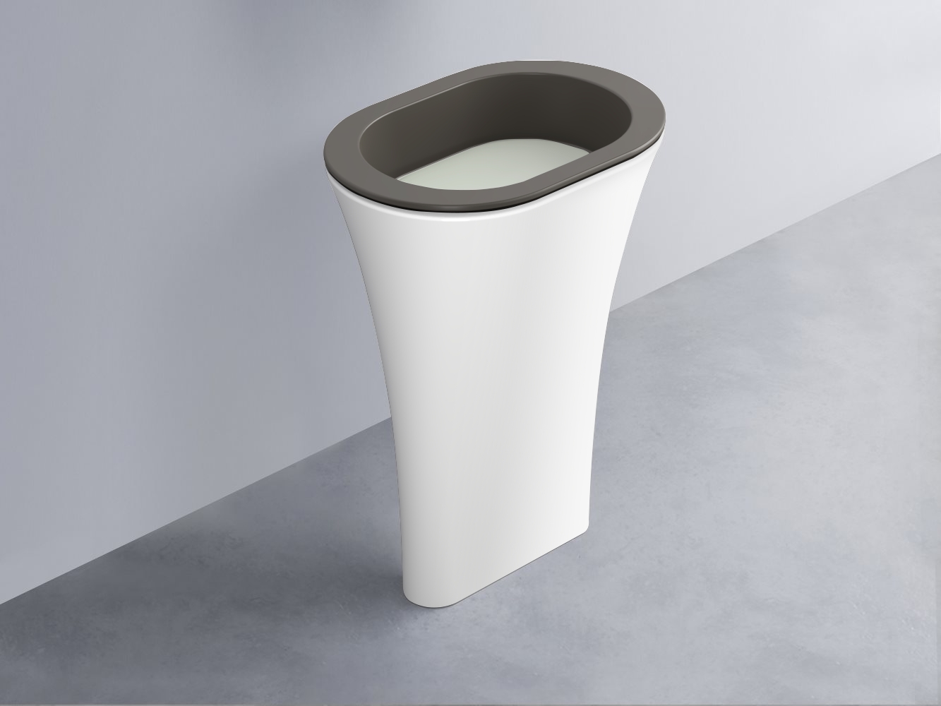 AMLA65-FN+AMPILO-PM+AMCOLO-BL Раковина Amedeo Ovale отдельностоящая cielo Enjoy + Amedeo Ceramica Cielo