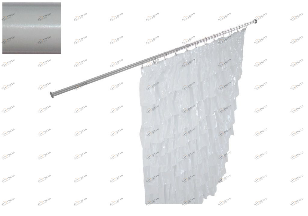 Карниз для ванны Aquanet прямой 120 белый 00241648