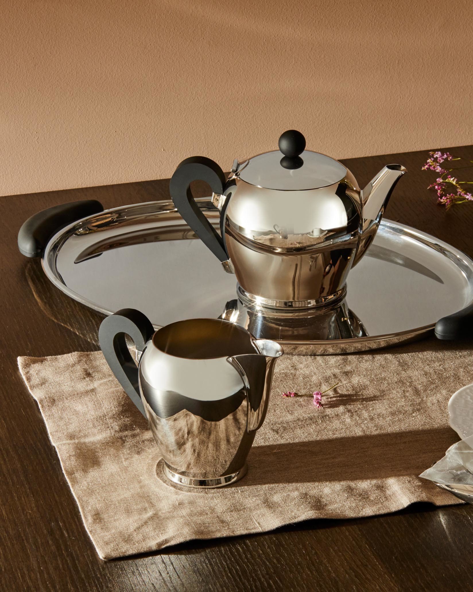 Овальный поднос с ручками Alessi Bombé CA16 - Вид №1