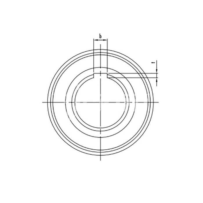 IS824 Обгонная муфта UKC35-ZZ (CSK35P) ISKRA  - Вид №2