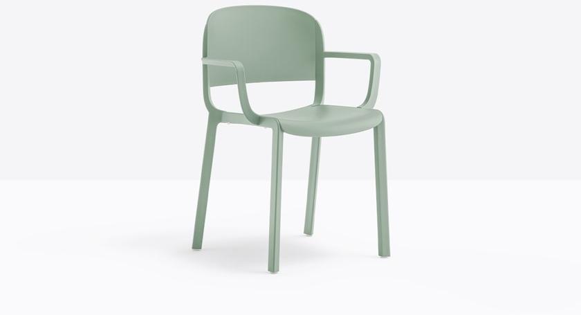 Pedrali Стул полипропиленовый с подлокотниками Dome 265 - Вид №5