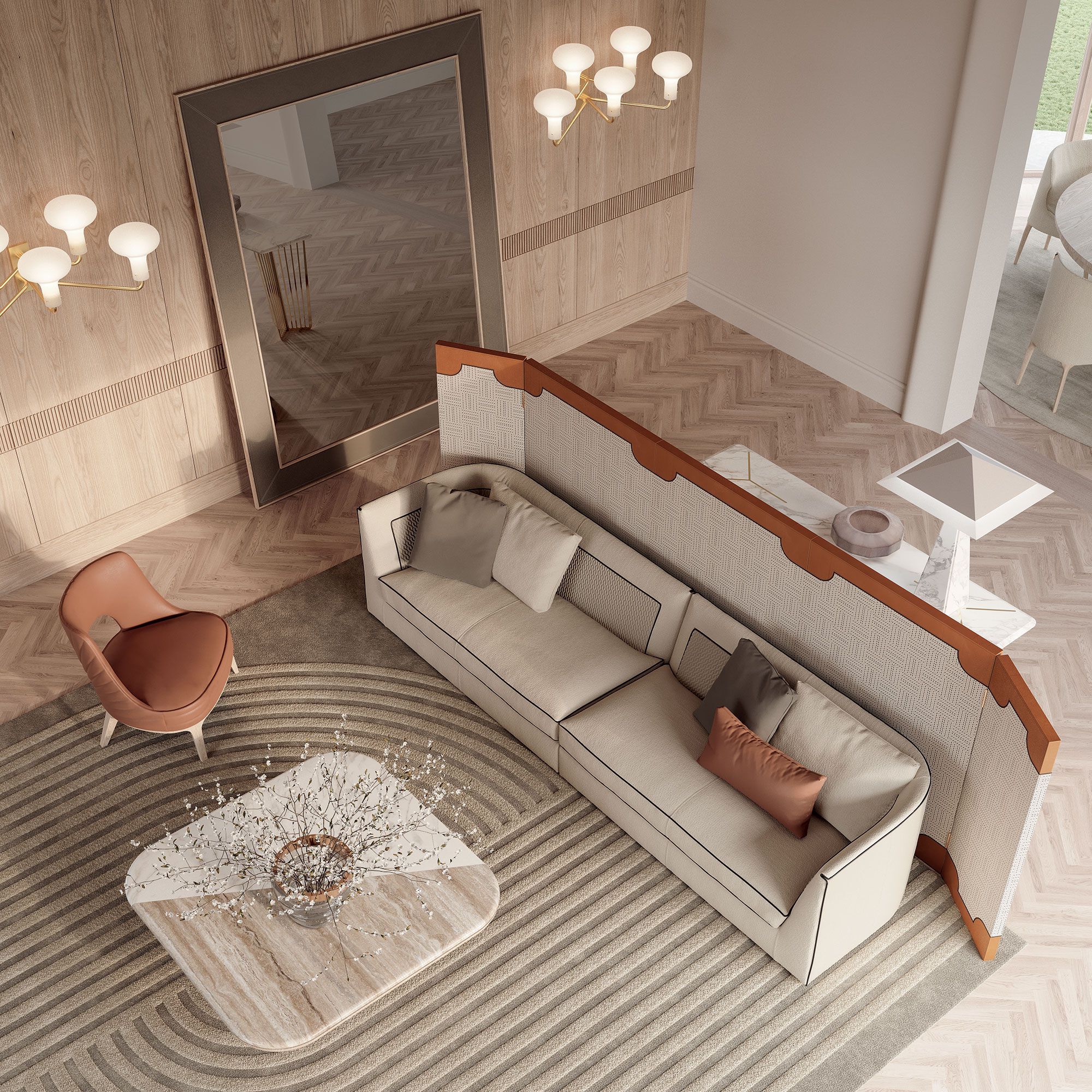 Деревянная перегородка Vittoria Frigerio RECALCATI ARCH-00133677 - Вид №4