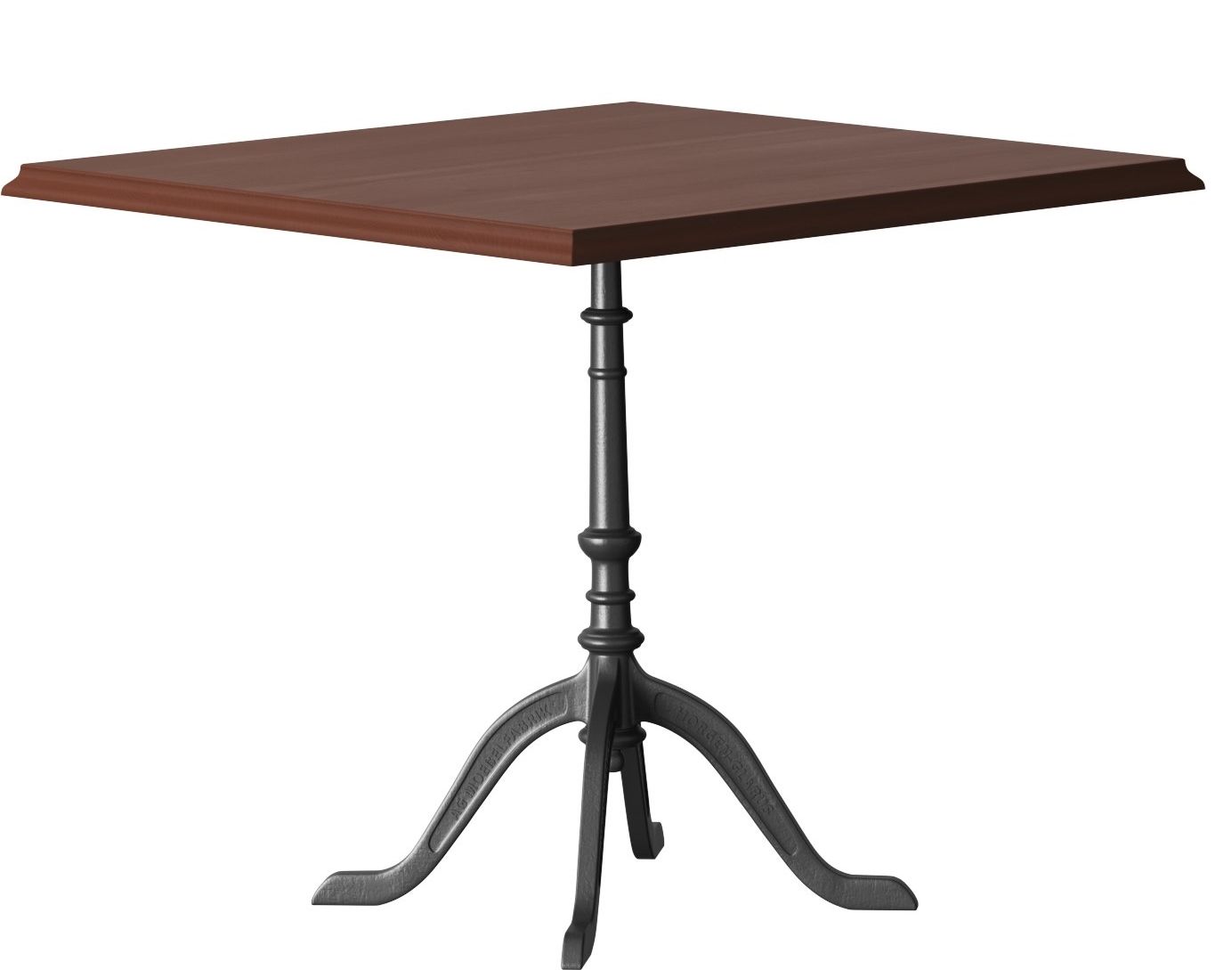 Квадратный стол из массива дерева со спицами horgenglarus GLORIA ARCH-00120274 - Вид №10