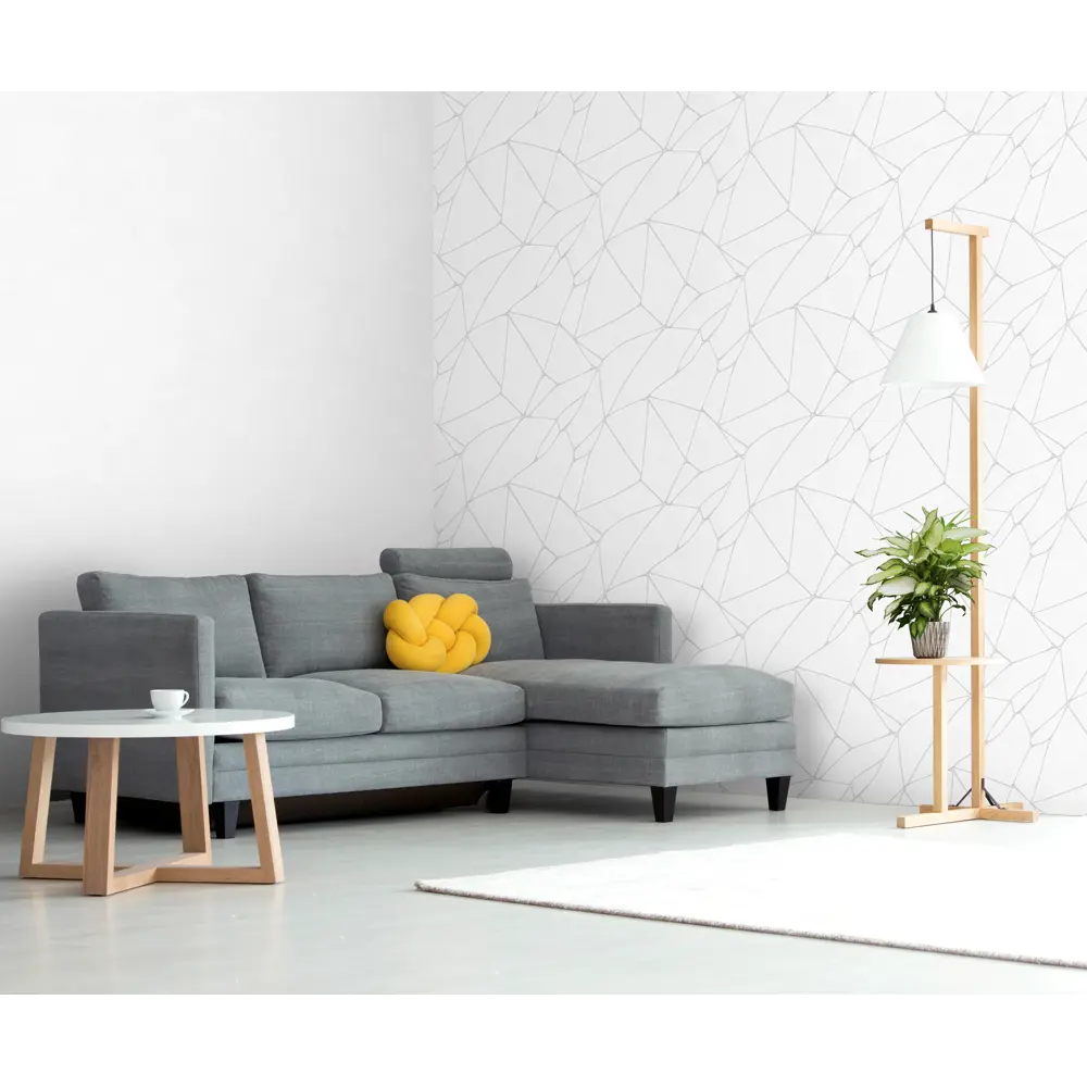 Флизелиновые обои Ateliero Tempo - белые рельефные для интерьера 89374601 STLM-1444106 - Вид №4