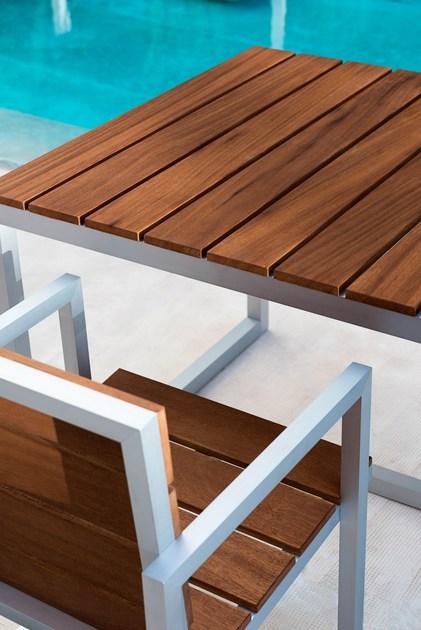 GANDIABLASCO Садовые санки из тика с подлокотниками Saler teak sun-id-1449480 - Вид №4