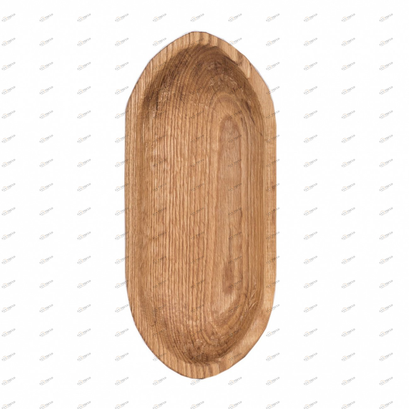Тарелка овальная светло-коричневая FUGA ECO WOOD 123584 Коричневый 