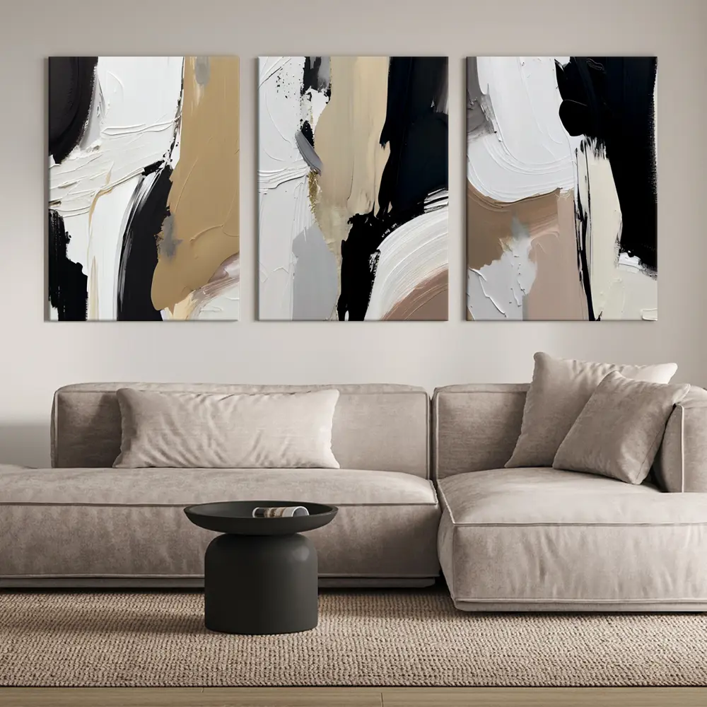 Santreyd Модульная картина Абстракция в технике масляной живописи 50x70 см 89394676 STLM-1397445 - Вид №3