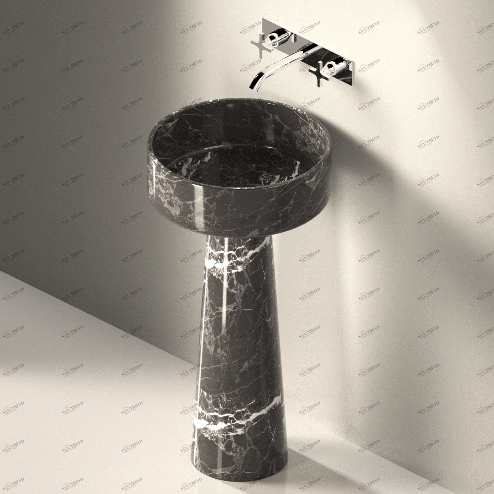 ACER1018FCARNIC Напольная раковина стоящая круглая Agape 