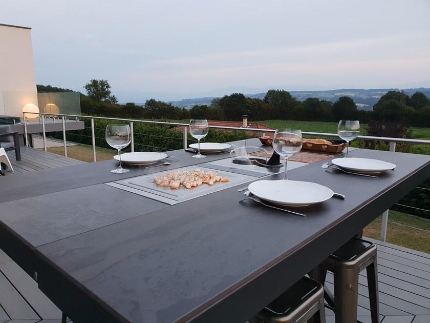 Aurehum Высокий стол из dekton® с нагревательной пластиной sun-id-1452930 - Вид №2