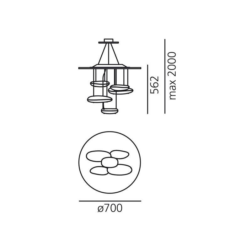 Artemide Mercury mini sos HALO 1479010A подвес 93847 - Вид №3