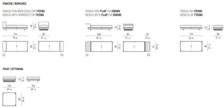 Minotti Модульный тканевый диван Connery sun-id-1465337 - Вид №29