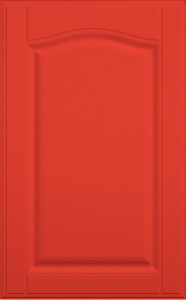 Фасады для кухни Кантри Фрезеровка «Оксфорд» 502 Берлинский красный