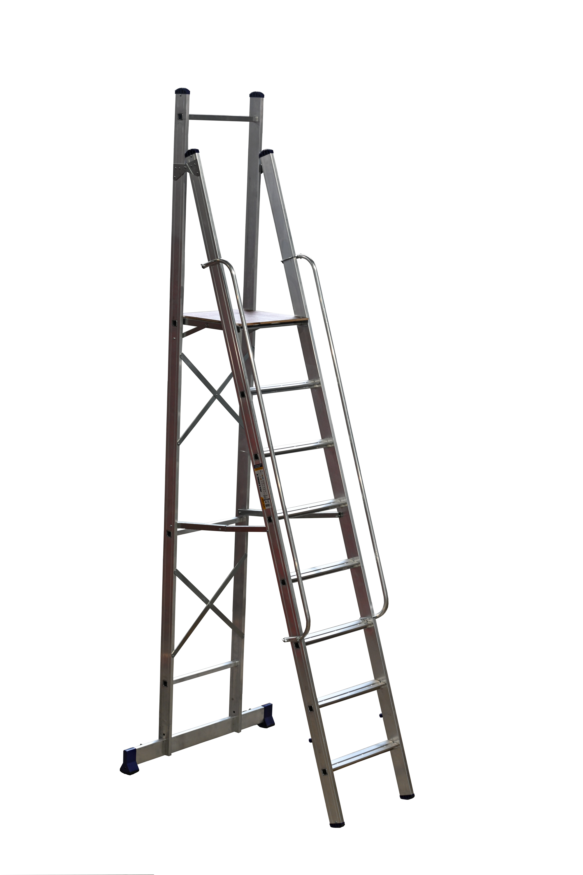 Стремянка -помост, профессиональная 8ст ALUMET APE 1408 - Вид №3