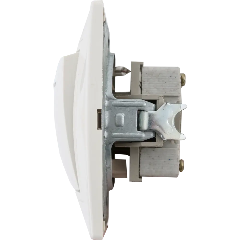 TDM ELECTRIC Выключатель встраиваемый с подсветкой, бежевый 85591345 Таймыр STLM-0064430 - Вид №3