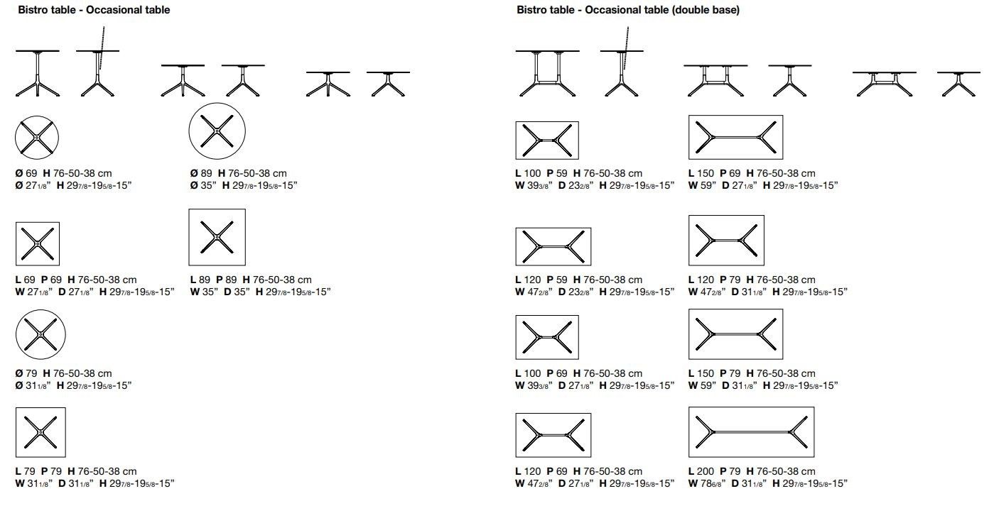 Круглый журнальный столик Kristalia ARCH-00031449 - Вид №5