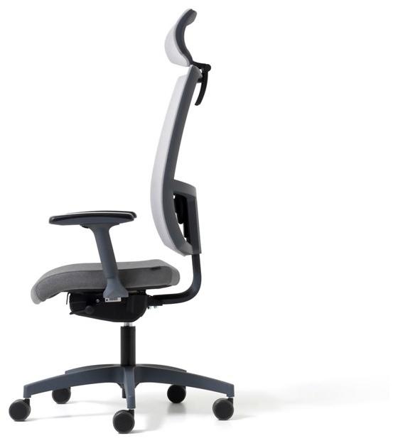 Diemme Офисный стул из 5-спицевой сетки с подголовником Lead sun-id-1470055 - Вид №2