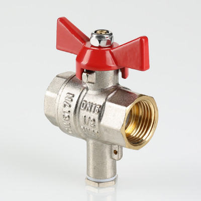 VT.247.N.06 Кран шаровой для подключения датчика температуры Valtec 1"  - Вид №5