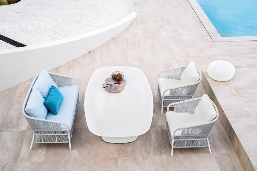 Varaschin Веревочное садовое кресло с подлокотниками Cricket 2995 - Вид №1