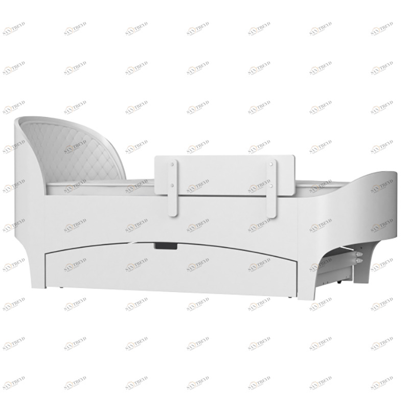 Кровать подростковая 85х185 см белая Elegance ELLIPSE ELLIPSE ELEGANCE 257715 Белый Santreyd 