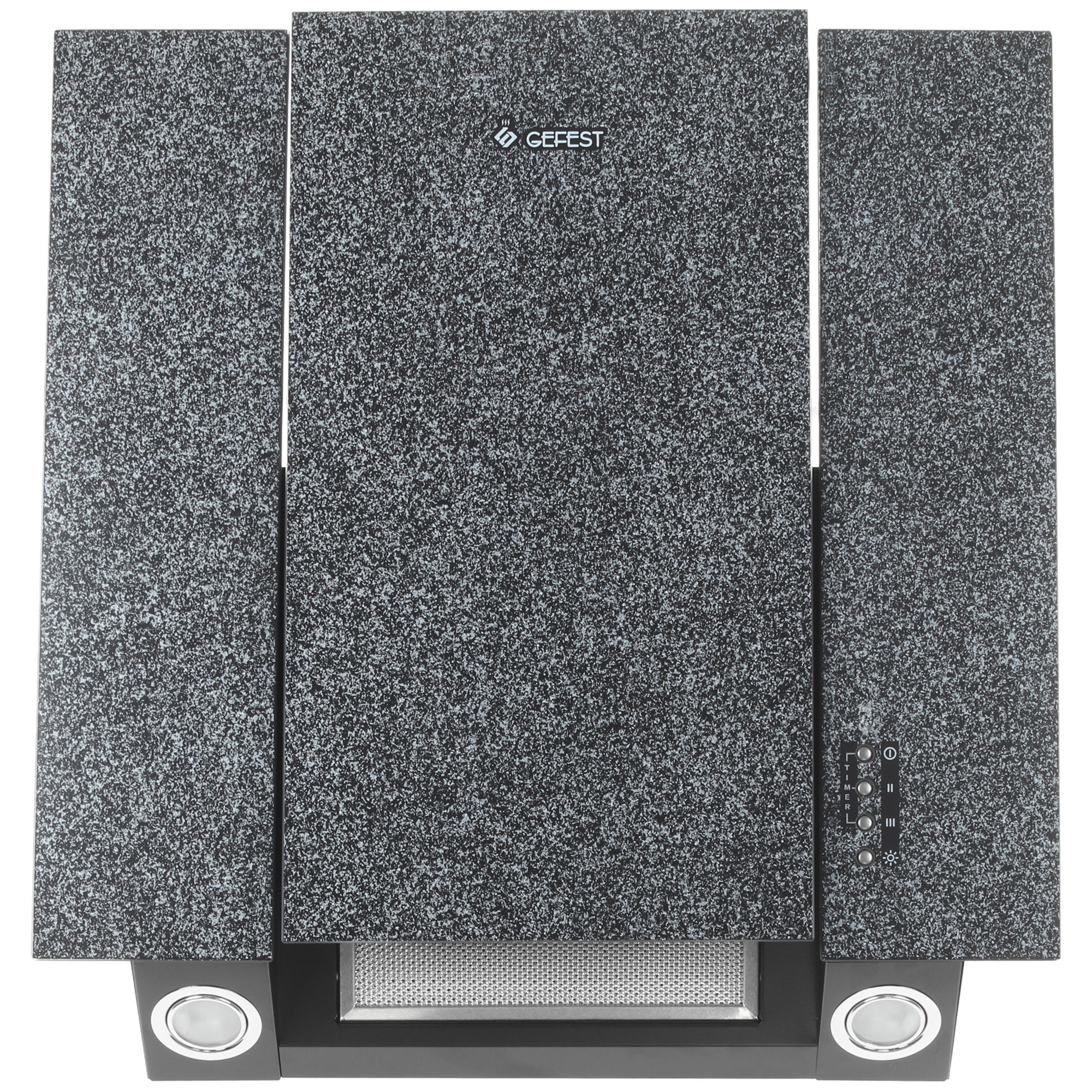 1349144 Вытяжка наклонная Gefest ВО 3603 К43 черный/серый STDN-0097172 - Вид №1