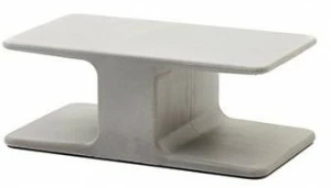 Varaschin Прямоугольный столик для сада из бетона Belt 221t