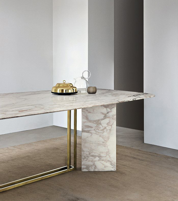 Стол  MERIDIANI Y2W biscuit Plinto - Вид №1