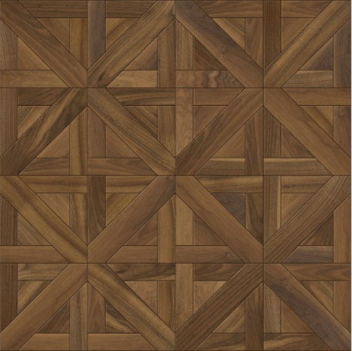 Модульный паркет Da Vinci Инженерный модульный паркет из ореха Плат Орех Европейский (Грецкий) Селект (Гладкая) 620х620 мм 2600600076 - Вид №1