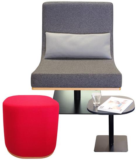 TABISSO Пуф из мягкой ткани Typographia sun-id-1356495 - Вид №2