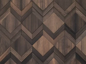 Wonderwall Studios Трехмерная обшивка интерьеров деревом Bog oak