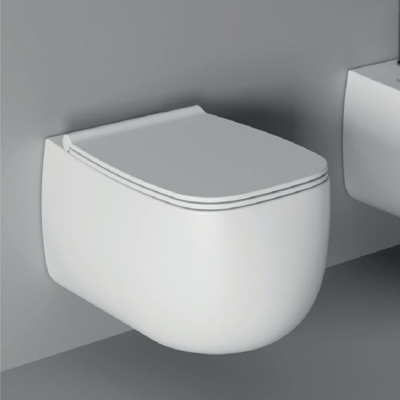 MC3301S.01 Сиденье с крышкой унитаза Alice Ceramica Nur, хромированные петли, с микролифтом Белый глянцевый - Вид №2