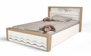 Кровать ABC-KING 190х120 №5MIX OCEAN №5 с под.мех (cream)
